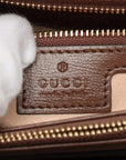 Pre-Loved Horsebit 1955 Handbag Monogram Coated Canvas with Gold Hardware, Beige/Brown