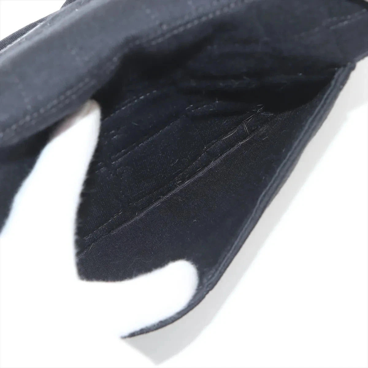 Pre-Loved 2.55 Reissue Double Flap Shoulder Bag Quilted Jersey 226 with Aged Silver Hardware, Black