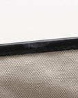 Pre-Loved Saint Louis Tote Goyardine Coated Canvas GM with Silver Hardware, Black