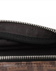 Pre-Loved FF Logo Belt Bag Belt Bag Coated Canvas with Silver Hardware, Brown