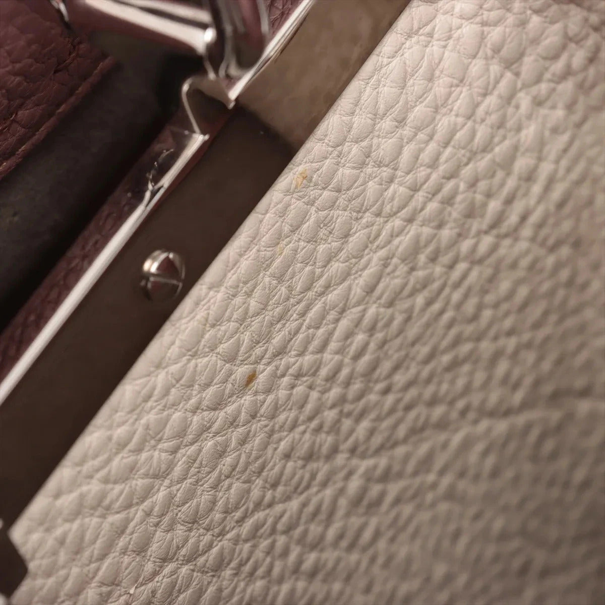 Pre-Loved Peekaboo Handbag Leather with Silver Hardware, Pink
