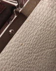 Pre-Loved Peekaboo Handbag Leather with Silver Hardware, Pink