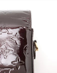 Pre-Loved Rodeo Drive Crossbody Bag Monogram Patent Leather with Gold Hardware, Amarante