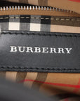 Pre-Loved The Banner Tote Leather Medium with Silver Hardware, Black