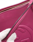 Pre-Loved Soho Tote Leather Small with Gold Hardware, Pink