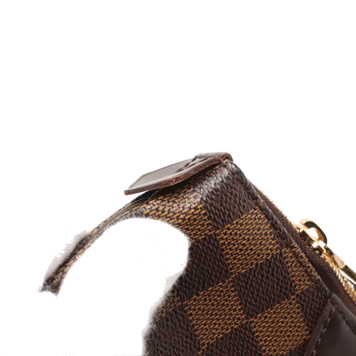 Pre-Loved Westminster GM Tote Damier Coated Canvas GM with Gold Hardware, Brown