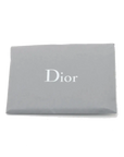 Pre-Loved Lady Dior Handbag Wicker Oblique Medium with Gold Hardware, Natural Beige and Blue
