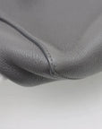 Pre-Loved Cabas Phantom Tote Leather Small with Gold Hardware, Gray