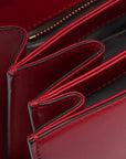 Pre-Loved Zumi Shoulder Bag Leather Small with Gold Hardware, Red