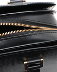 Pre-Loved Pont Neuf Handbag Leather PM with Gold Hardware, Black
