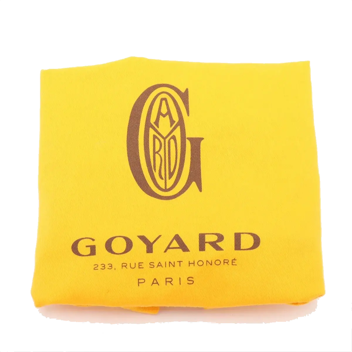 Pre-Loved Anjou Tote Goyardine Coated Canvas Mini with Silver Hardware, Orange