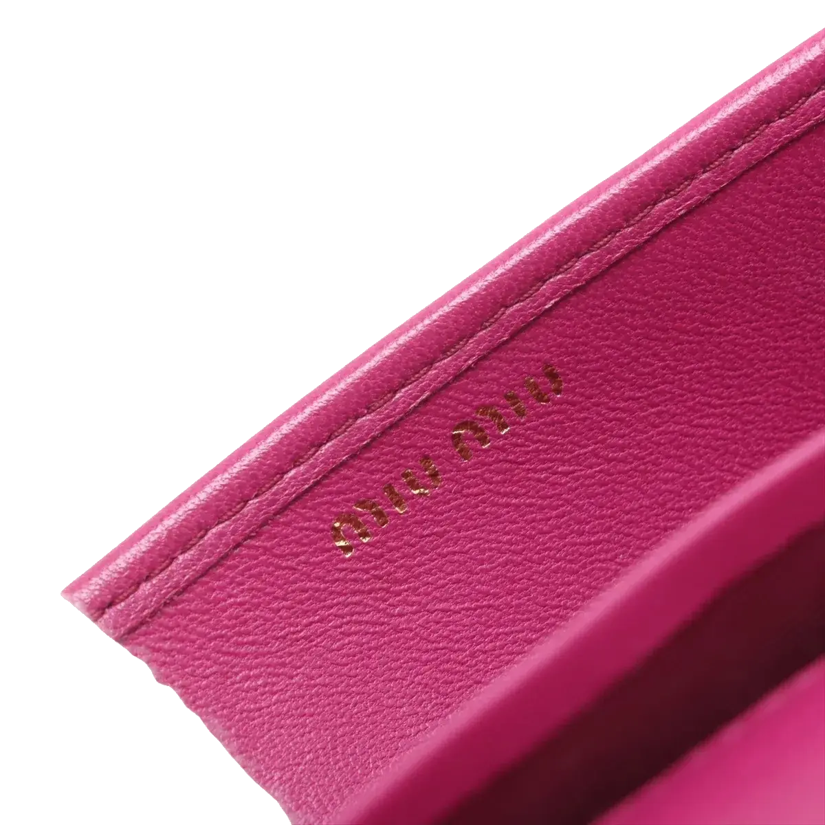 Pre-Loved Matelassé Wallet on Chain Crossbody Bag Quilted Leather Small with Gold Hardware, Pink