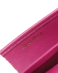Pre-Loved Matelassé Wallet on Chain Crossbody Bag Quilted Leather Small with Gold Hardware, Pink