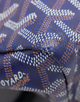 Pre-Loved Saint Louis Tote Goyardine Coated Canvas PM, Navy Blue
