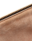 Pre-Loved Ophidia Handbag Suede Small with Gold Hardware, Black