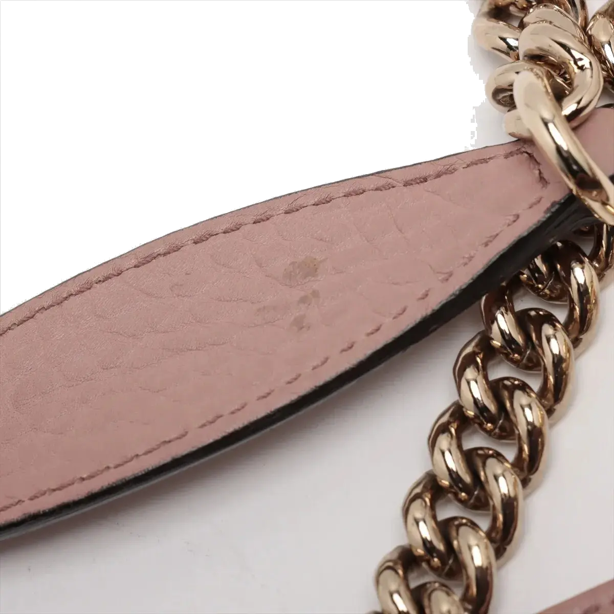 Pre-Loved Soho Shoulder Bag Leather Medium with Gold Hardware, Pink