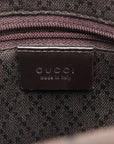 Pre-Loved Bamboo Tote Monogram Canvas with Silver Hardware, Brown