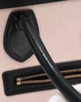 Pre-Loved Luggage Tote Leather Micro with Gold Hardware, Tricolor