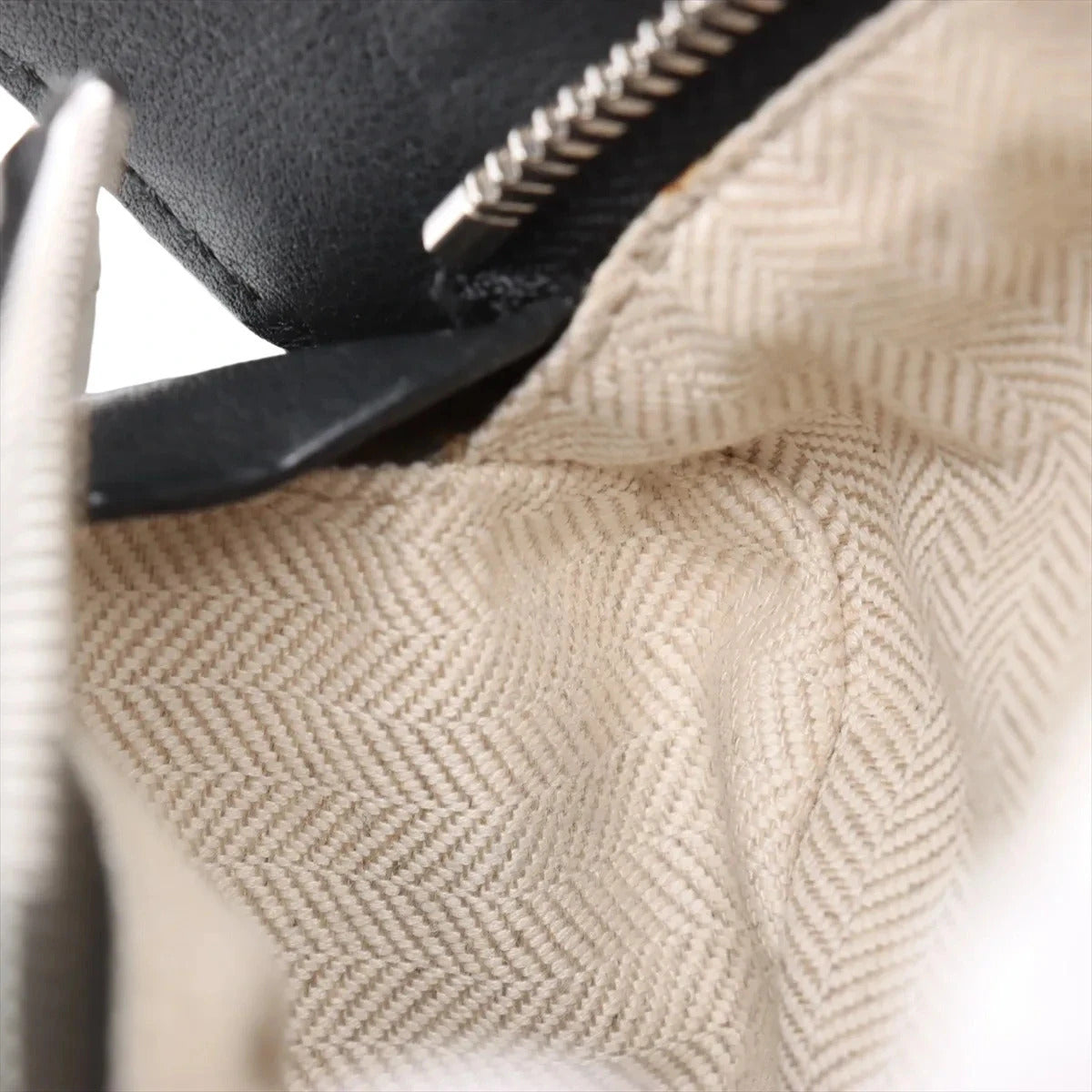 Pre-Loved Puzzle Handbag Embroidered Leather Small with Silver Hardware, Black Multicolor