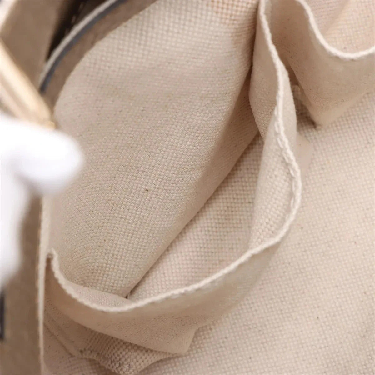 Pre-Loved Bamboo Shopper Tote Leather Medium with Gold Hardware, Champagne Gold