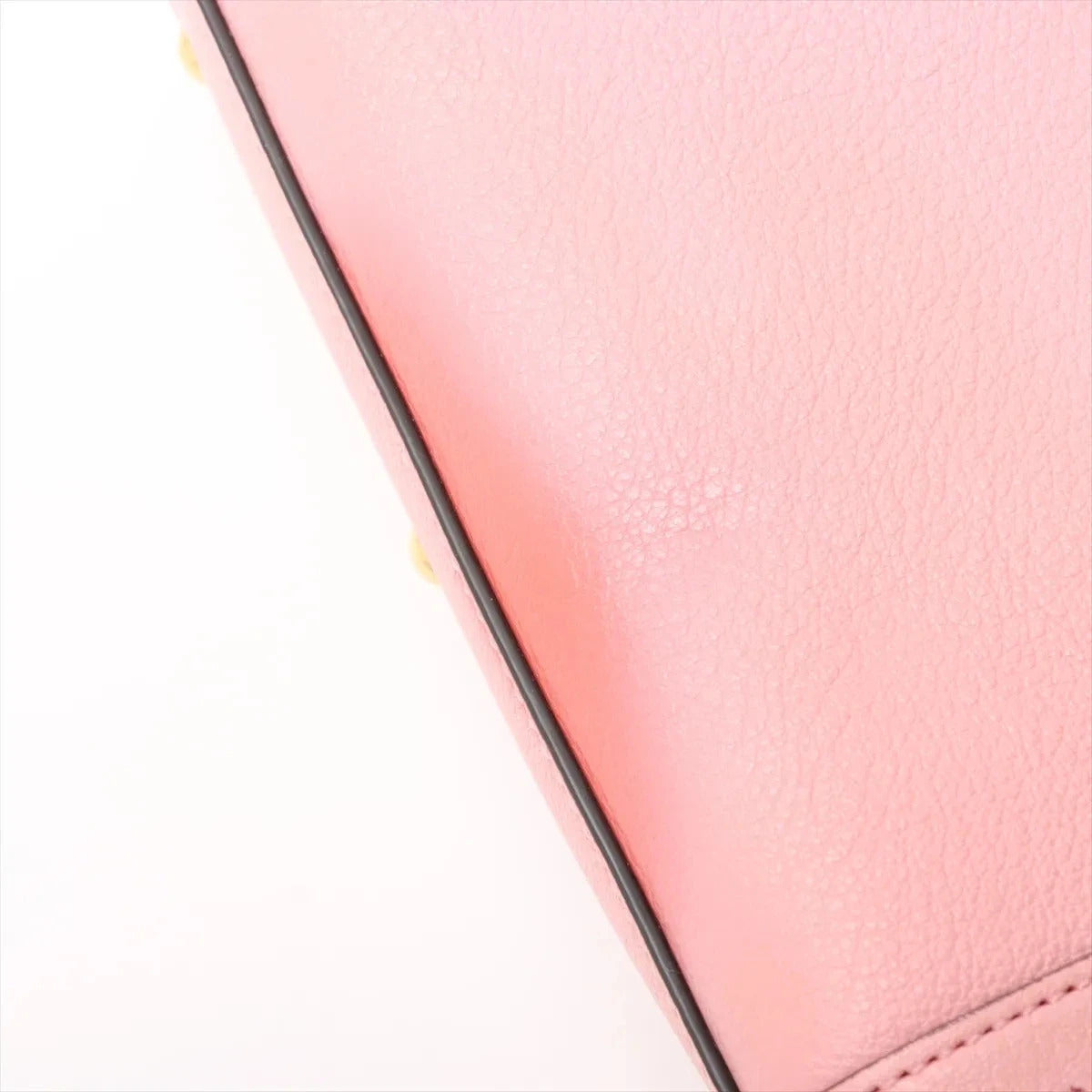 Pre-Loved Diana Bamboo Tote Leather Mini with Gold Hardware, Pink