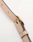 Pre-Loved Diana Bamboo Shoulder Bag Leather Medium with Gold Hardware, Beige