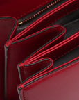 Pre-Loved Zumi Shoulder Bag Leather Small with Gold Hardware, Red