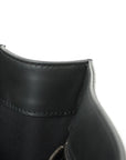 Pre-Loved Sac Plat Tote Monogram Coated Canvas with Silver Hardware, Black