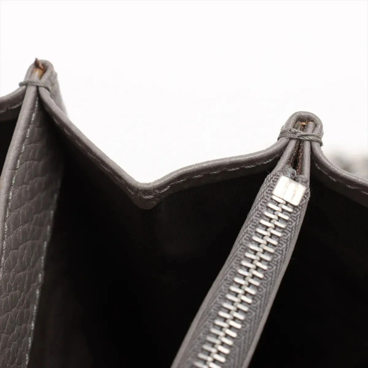 Pre-Loved Dionysus Super Mini Crossbody Bag Leather with Aged Silver Hardware, Gray