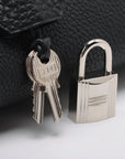 Pre-Loved Birkin Handbag Leather 30 with Palladium Hardware, Black