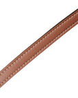 Pre-Loved Triomphe Wallet on Chain Crossbody Bag Triomphe Canvas with Gold Hardware, Beige and Tan