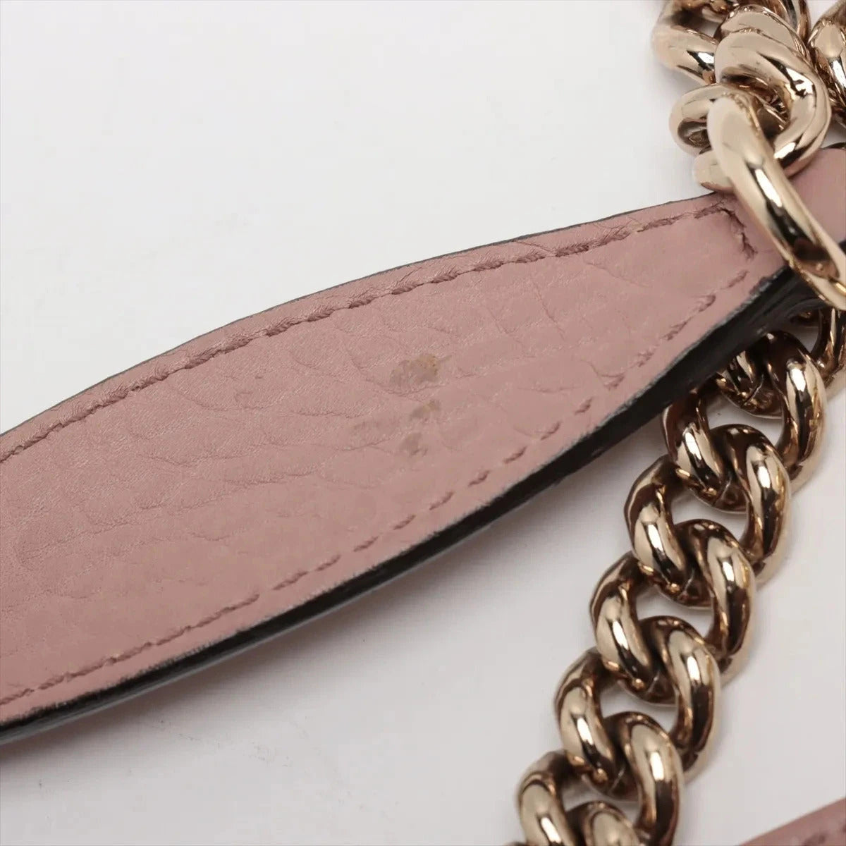 Pre-Loved Soho Shoulder Bag Leather Medium with Gold Hardware, Pink
