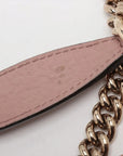 Pre-Loved Soho Shoulder Bag Leather Medium with Gold Hardware, Pink