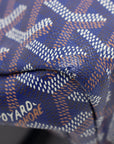 Pre-Loved Saint Louis Tote Goyardine Coated Canvas PM, Navy Blue