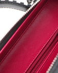 Pre-Loved CC Filigree Vanity Case Shoulder Bag Quilted Leather Medium with Silver Hardware, Black