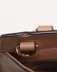 Pre-Loved Soho Tote Leather Small with Gold Hardware, Beige