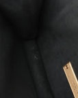 Pre-Loved Dauphine Shoulder Bag Monogram Coated Canvas MM with Gold Hardware, Brown