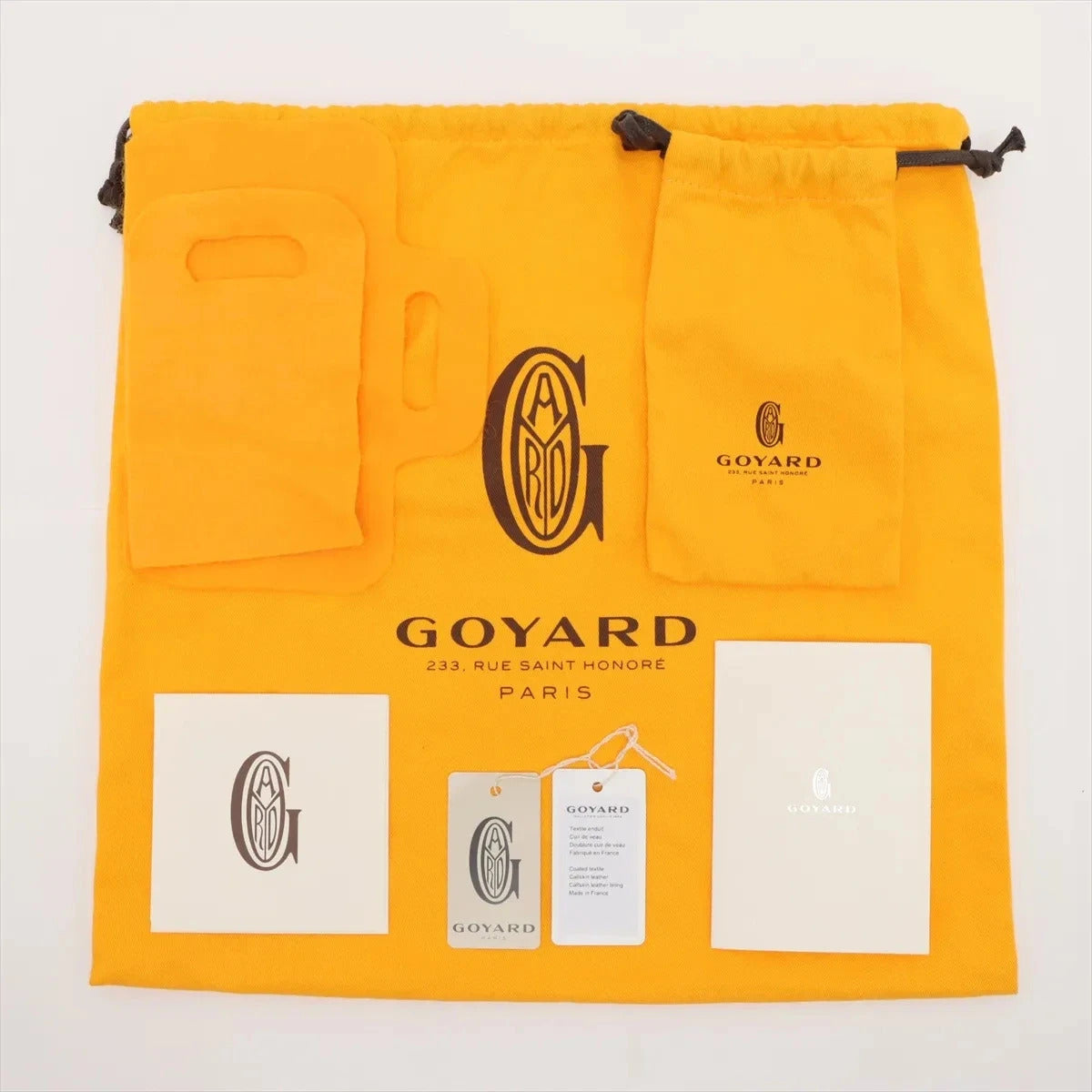 Pre-Loved Saïgon Handbag Goyardine Coated Canvas Mini with Silver Hardware, Yellow