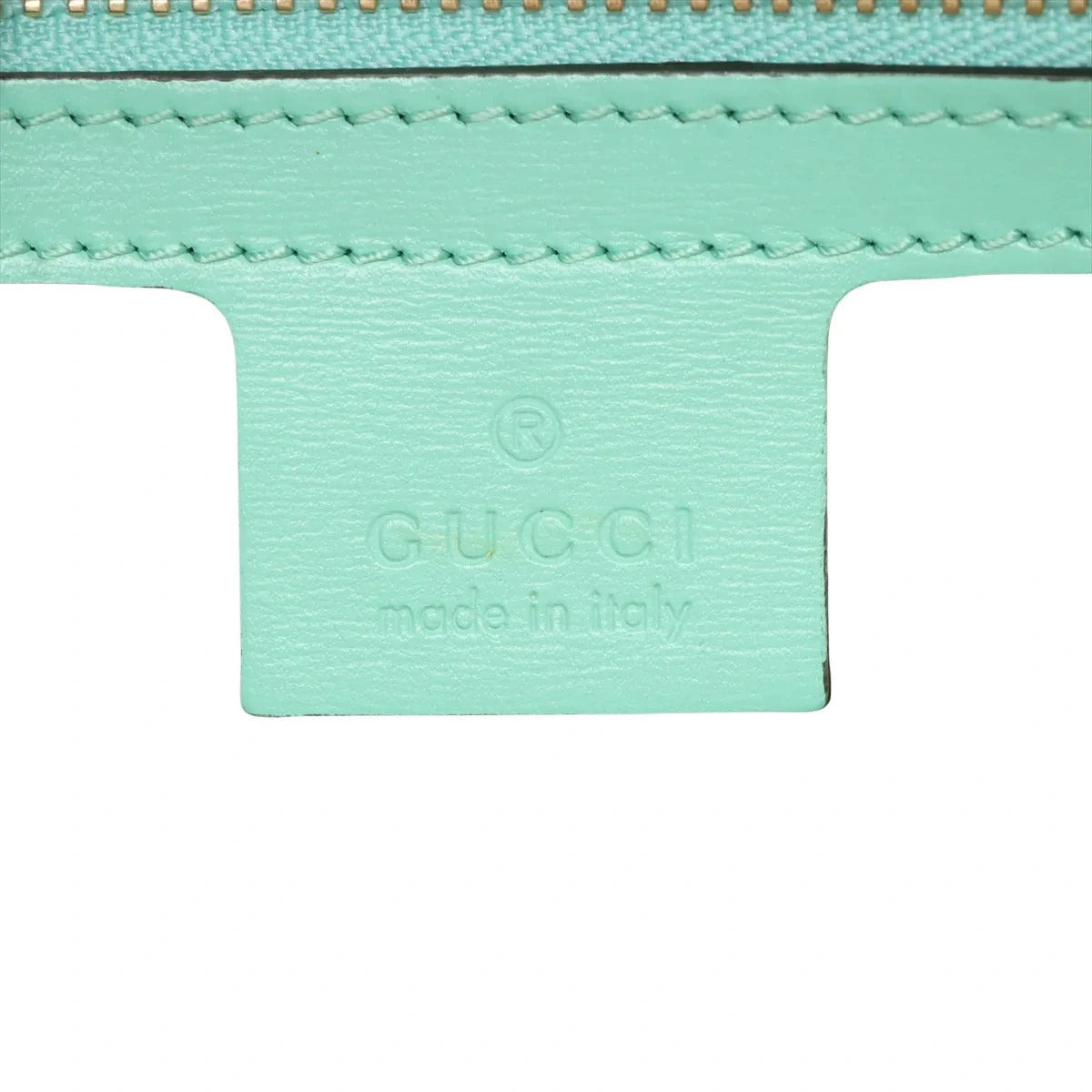 Pre-Loved Gucci 1955 Horsebit Handbag Leather Small with Gold Hardware, Mint Green