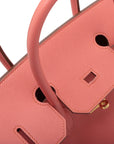 Pre-Loved Birkin Handbag Leather 35 with Gold Hardware, Pink