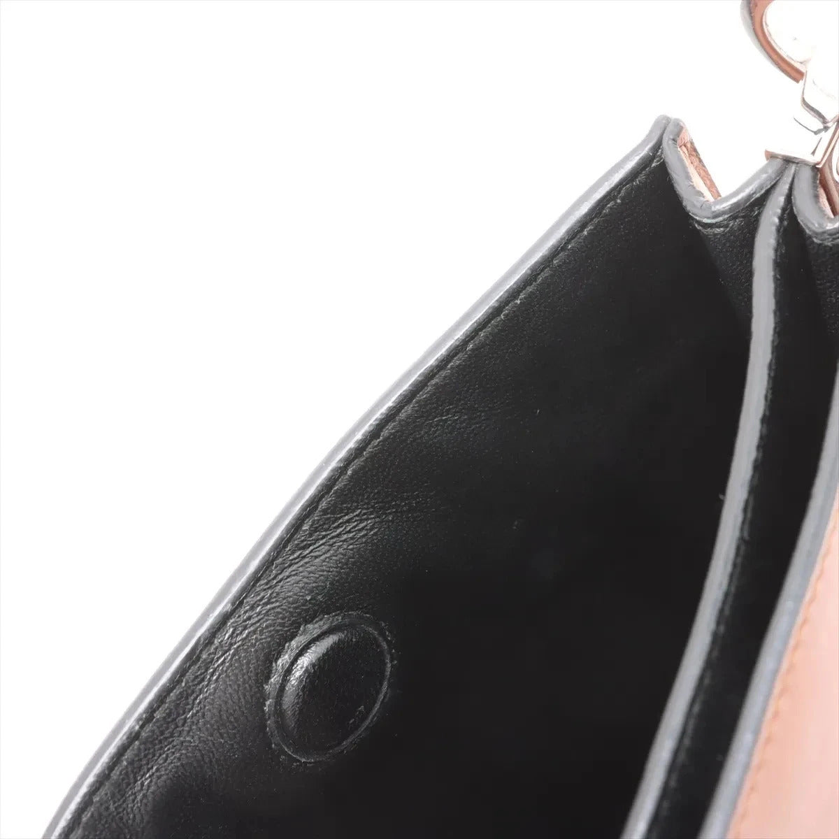 Pre-Loved Margit Handbag Leather Small with Silver Hardware, Brown