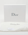 Pre-Loved Lady Dior Handbag Cannage Leather Large with Silver Hardware, Black