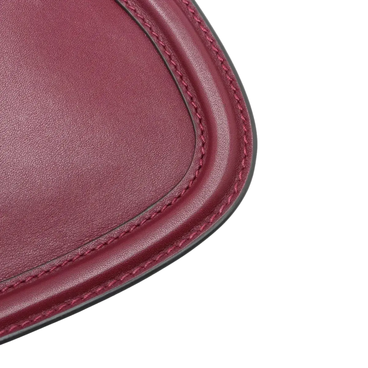 Pre-Loved Blondie Shoulder Bag Leather Mini with Gold Hardware, Burgundy