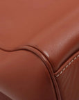 Pre-Loved Soft 16 Shoulder Bag Leather Large with Gold Hardware, Tan