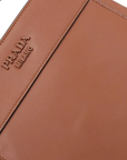 Pre-Loved Margit Handbag Leather Small with Silver Hardware, Brown
