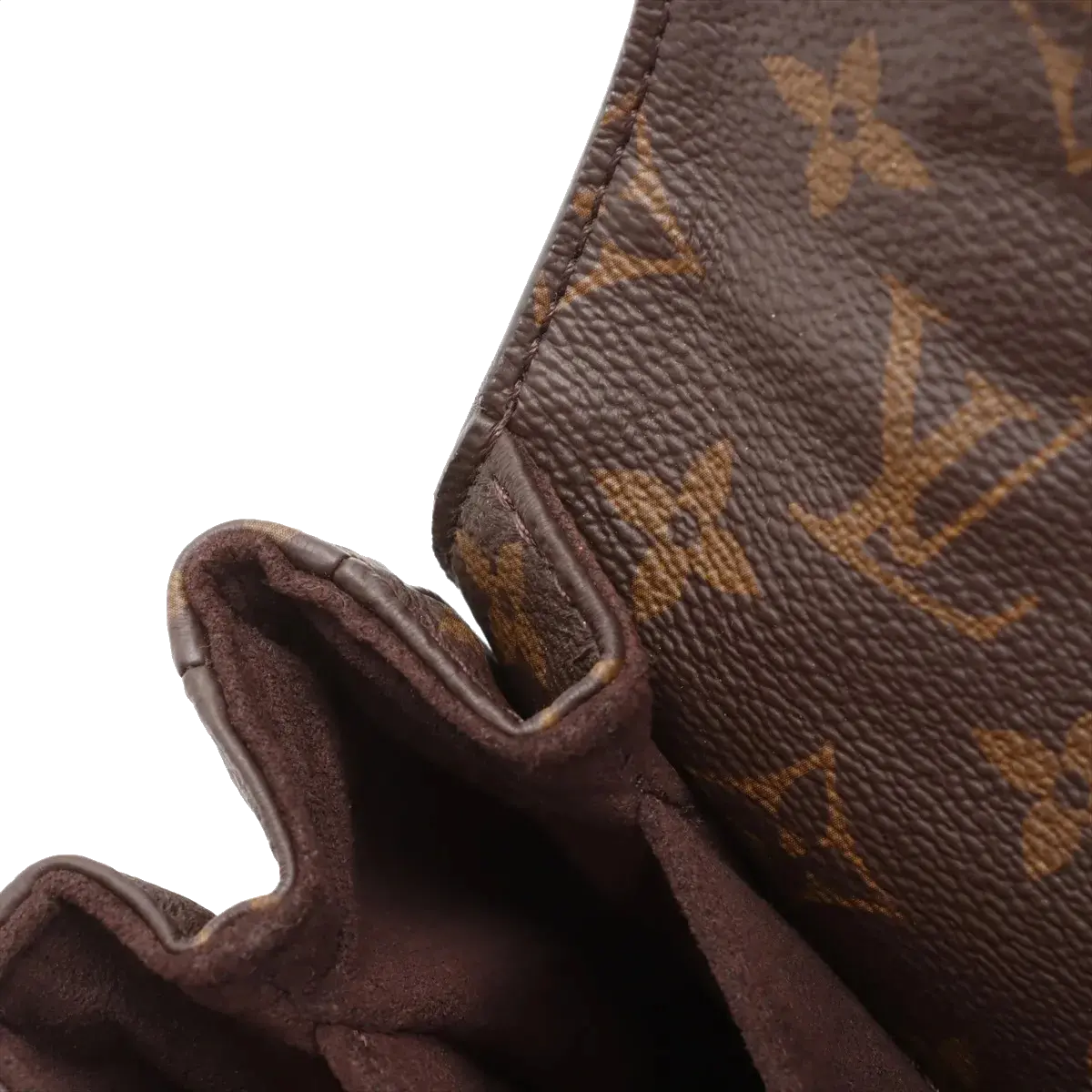 Pre-Loved Pochette Métis Crossbody Bag Monogram Coated Canvas with Gold Hardware, Brown