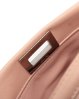Pre-Loved Peekaboo Handbag Leather Mini with Silver Hardware, Pink
