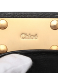 Pre-Loved Paddington Handbag Leather with Aged Gold Hardware, Black