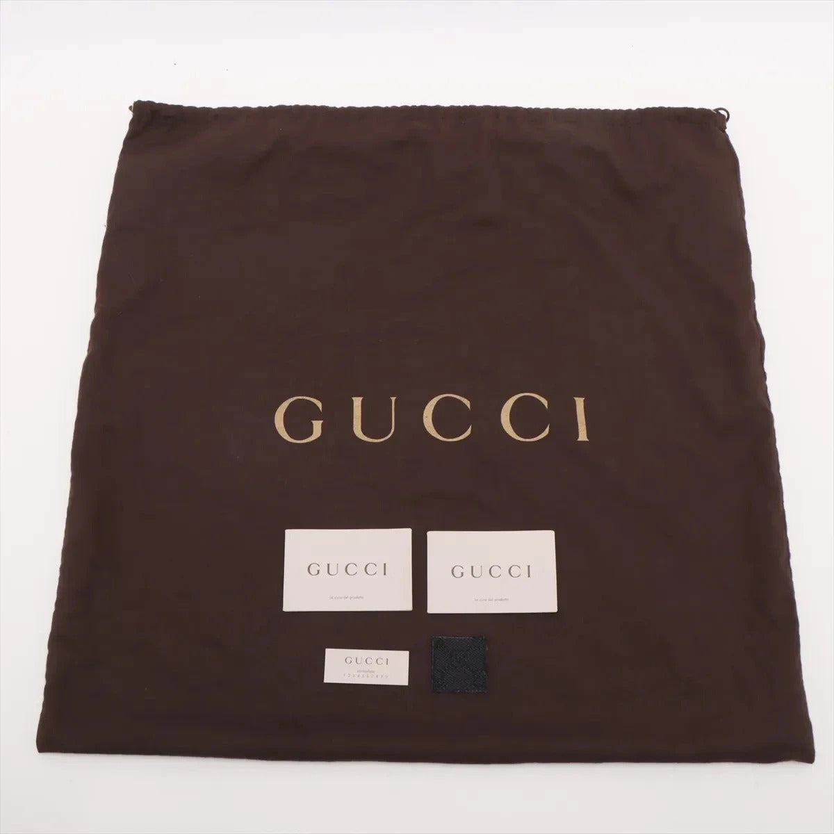 Pre-Loved Abbey D-Ring Tote GG Monogram Coated Canvas with Gold Hardware, Black