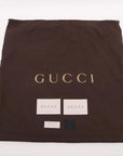 Pre-Loved Abbey D-Ring Tote GG Monogram Coated Canvas with Gold Hardware, Black